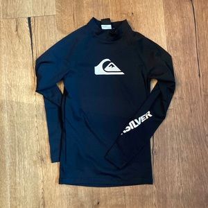 Quicksilver rash guard, sun shirt, base layer.